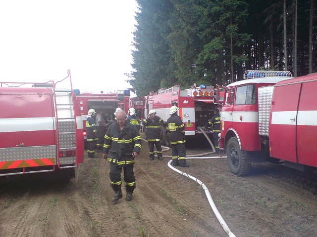 28. 05. 2009 - Obyčtov - požár lesa