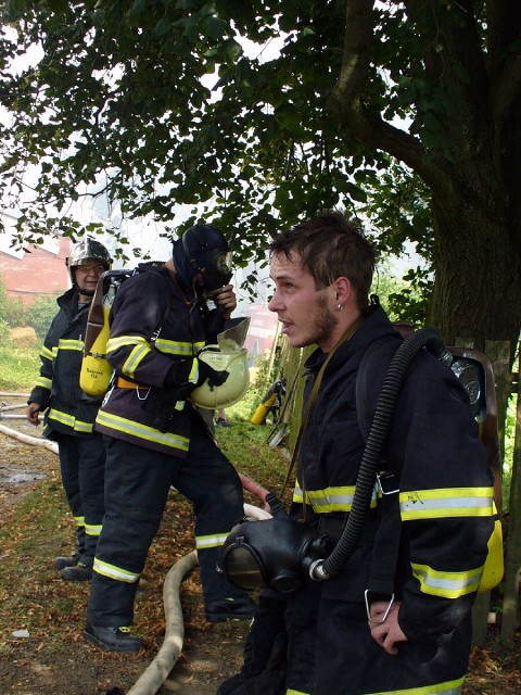 27. 08. 2009 - Pohledec - požár stodoly