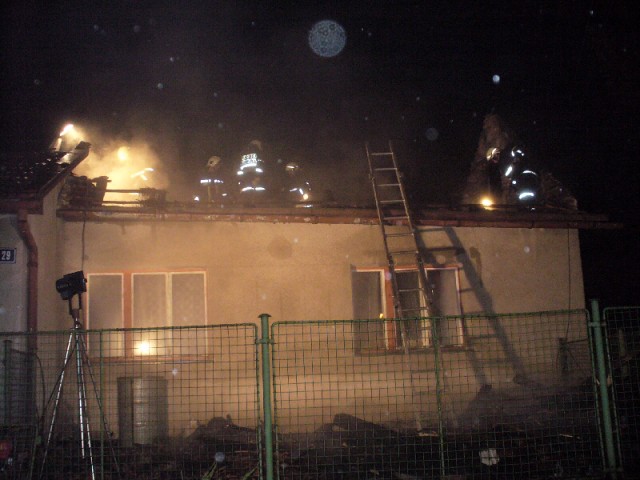 25. 10. 2007 - Bohdalec - požár rodinného domku