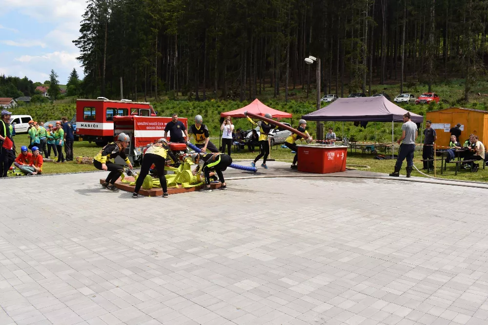 Okresní kolo v požárním sportu v Bobrové - 25.5.2019