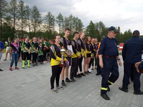Okresní kolo v požárním sportu v Bobrové